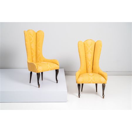 PRODUZIONE ITALIANA 1950 ca. Coppia di poltrone