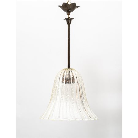 ERCOLE BAROVIER (Attr.le), Lampada a sospensione