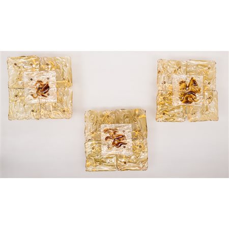 TONI ZUCCHERI, Tre lampade da parete