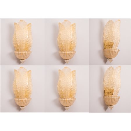 MAESTRI MURANESI, Sei lampade da parete