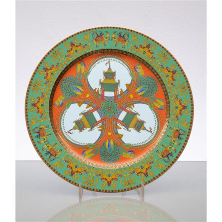 GIANNI VERSACE, Piatto circolare in ceramica