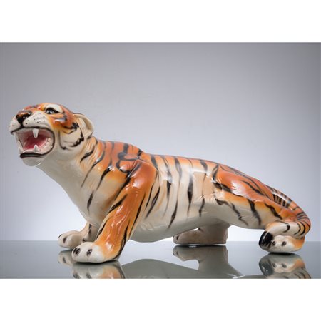 PRODUZIONE ITALIANA 1970 ca. Scultura di tigre