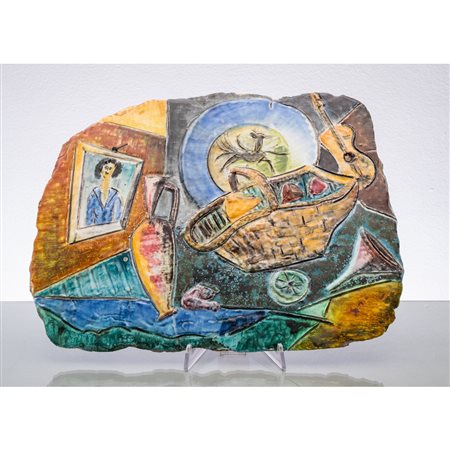 S.S.A. Una placca in ceramica