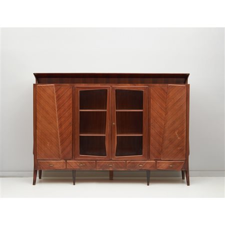 ANTONIO GORGONE, Napoli anni '50, Libreria in noce