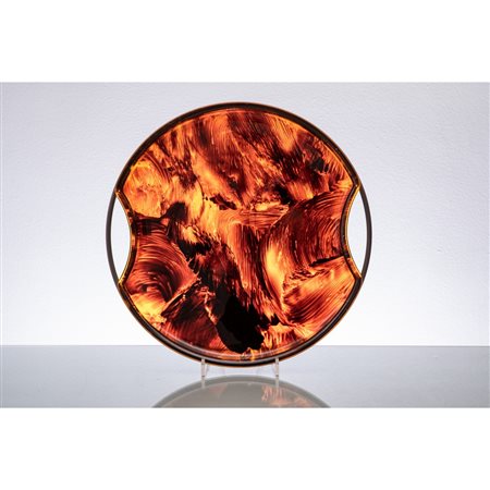 PRODUZIONE ITALIANA 1970 ca. Vassoio in lucite