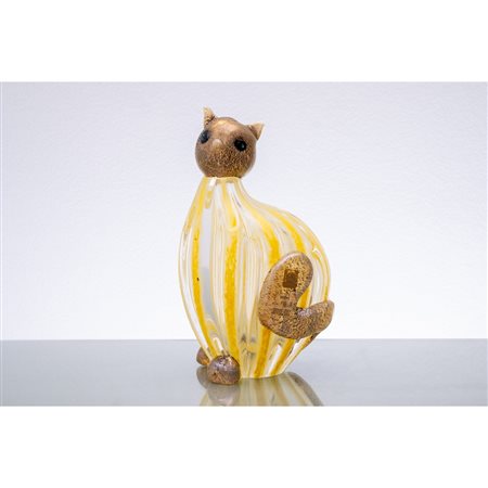 LICIO ZANETTI, Scultura di gatto