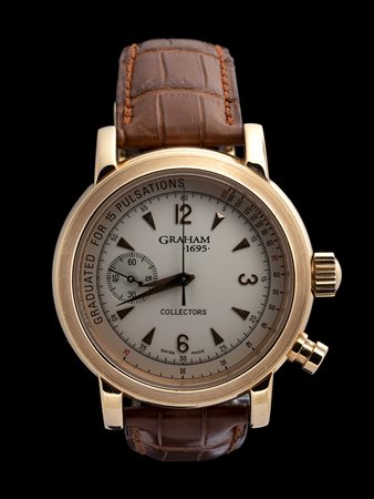 GRAHAM Collector 1695: orologio da polso in oro limited edition ref. 2COAR, anno 2004