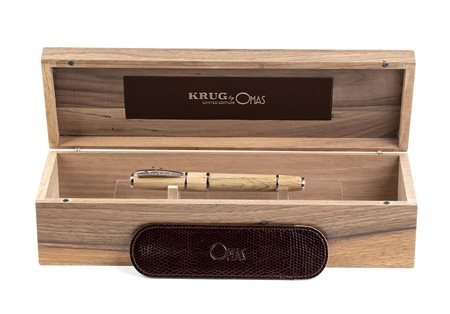 OMAS Krug: penna stilografica edizione limitata 2004, pennino F in oro 18k