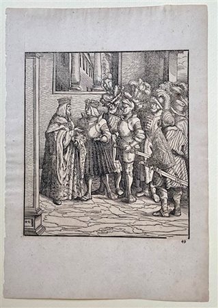 HANS BURGKMAIR (1473 - 1531): Il Re Bianco; tavv 49 e 131 