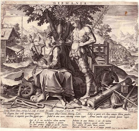 JAN SADELER (1550-1600), DA HANS VON AACHEN (1552–1616): Germania