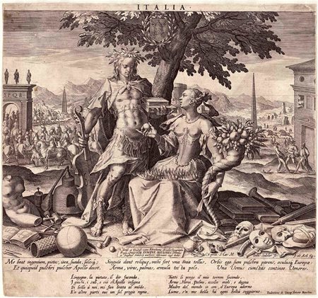 JAN SADELER (1550-1600), DA HANS VON AACHEN (1552–1616): Italia