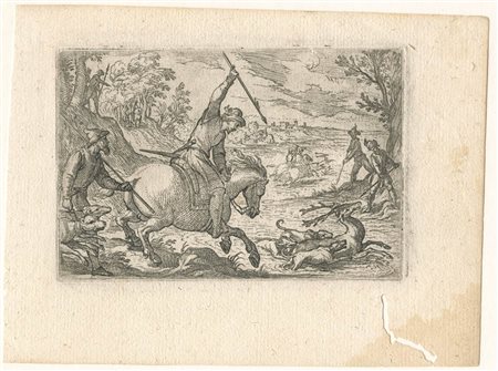 ANTONIO TEMPESTA (1555-1630): Due scene di caccia
