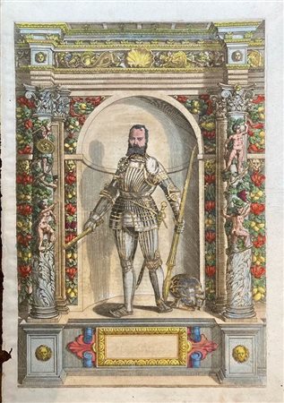 DOMINICUS CUSTOS (1560 - 1612)   E GIOVANNI BATTISTA FONTANA (1541- 1587): Ioachimus II elector et marchio Brandenburgicus