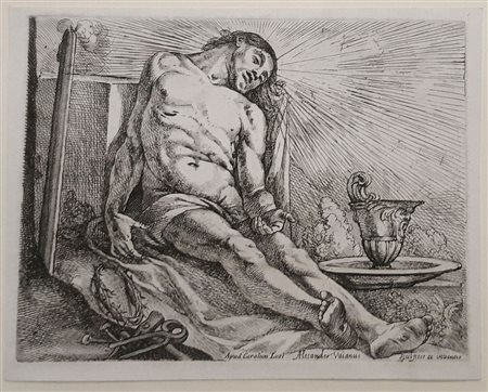 ALESSANDRO VAIANI DETTO IL FIORENTINO (1571-1650 (FL.)) : Deposizione nel sepolcro, 1630 ca. 