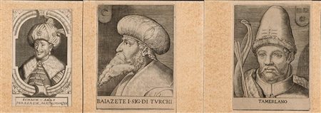 ALIPRANDO CAPRIOLI (FL.1574-1599) / JOHANN ALEXANDER BÖNER (C. 1647-1720) DA JACOB LOOTS : Lotti di tre ritratti  