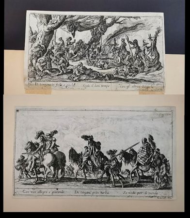 JACQUES CALLOT (1592–1635): Les Bohémiens in marcia