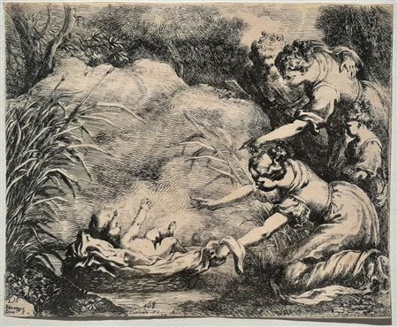 BARTOLOMEO BISCAINO (1629-1657): MOSÈ SALVATO DALLE ACQUE