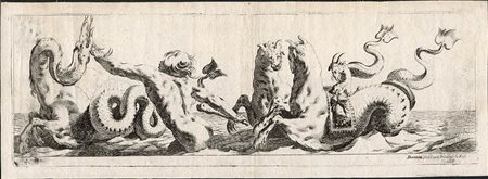 DAMAN (1640S-1650S (FL.)): Fregio con mostri marini 