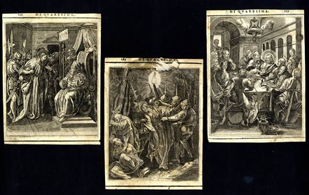 SCUOLA ITALIANA DEL XVII SEC.: La passione di Gesù