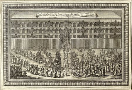 GIOVANNI GIROLAMO FREZZA (1659-1730): PROCESSIONE IN OCCASIONE DELL’APERTURA DELLA PORTA SANTA NELLA BASILICA DI SANTA MARIA MAGGIORE A ROMA DURANTE L’ANNO SANTO DEL 1700