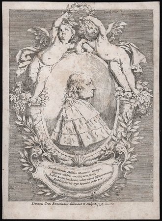 DONATO CRETI (1671-1749): Ritratto del dott. Sbaraglia, 1716
