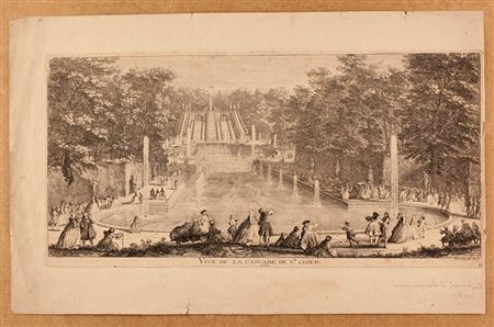 JAQUES RIGAUD (1681 - 1754): Vue de la Cascade de S.te Cloud