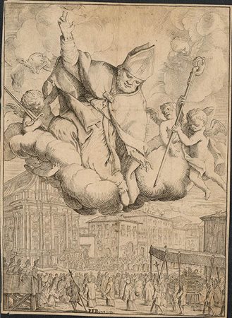 PIETRO FRANCESCO PRINA (ATTIVO 1700-1737): S. Gaudenzo, 1711