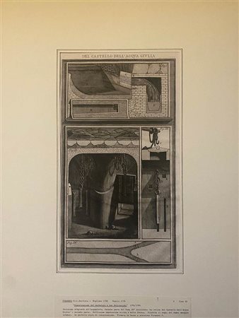 GIOVANNI BATTISTA PIRANESI (1720-1778): Lotto di quattro tavole