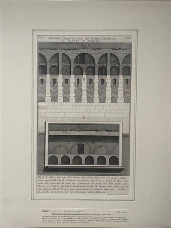 GIOVANNI BATTISTA PIRANESI (1720-1778): Lotto di quattro tavole