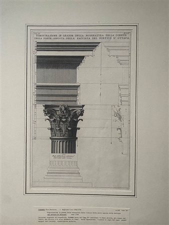 GIOVANNI BATTISTA PIRANESI (1720-1778): Lotto di quattro tavole