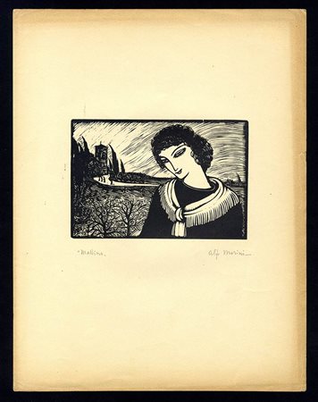 ALFREDO MORINI ( 1894 – 1984): Mattino / L'ora del thé / Il fiore
