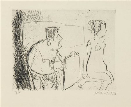 ARNOLDO CIARROCCHI (CIVITANOVA MARCHE, 1916 - 2004): Il guardone