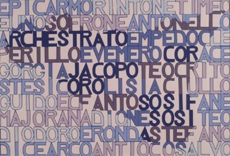 Salvo (Leonforte, 1947) Senza titolo, 1977 Litografia a colori, mm. 460x700;...