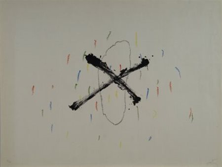 Antoni Tapies (Barcellona, 1923 - Barcellona, 2012) Senza Titolo, 1971...