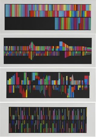 Luigi Veronesi (Milano, 1908 - 1998) Bach Satie Schoenberg Webern, 1979...