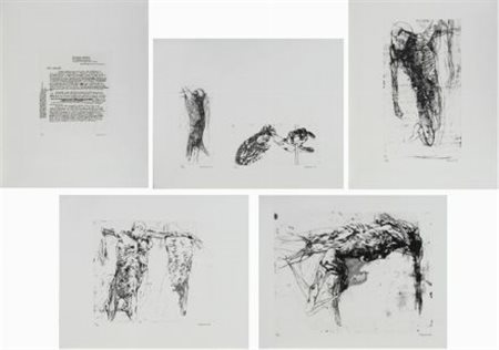 Renzo Vespignani (Roma, 1924 - 2001) Anatomie, 1962 Acquaforte, mm. 790x610;...