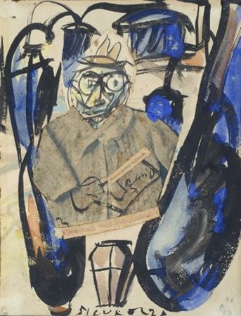 Enzo Pregno (Alessandria d'Egitto, 1898 - Firenze, 1972) Sicurezza, 1946...