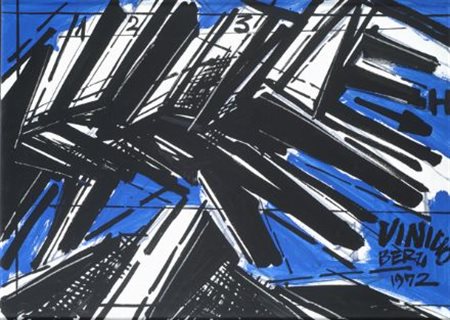 Vinicio Berti (Firenze, 1921 - 1991) Oppositivo quantistico, 1972 Acrilico su...