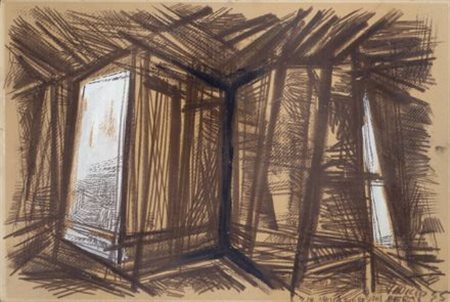 Vinicio Berti (Firenze, 1921 - 1991) In nuova dimensione, 1955 Tecnica mista...