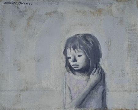 Xavier Bueno (Vera de Bidasoa, 1915 - Fiesole, 1979) Bambina, 1967 Olio su...