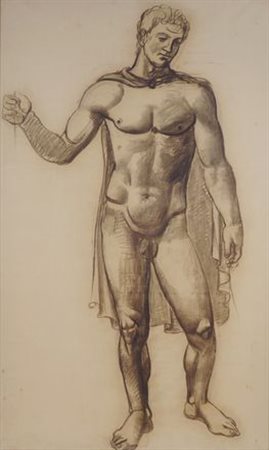 Achille Funi (Ferrara, 1890 - Appiano Gentile, 1972) Enea China e carboncno...