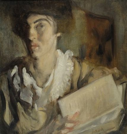 Giacomo Balla (Torino, 1871 - Roma, 1958) Donna con il libro, 1902-1903 Olio...