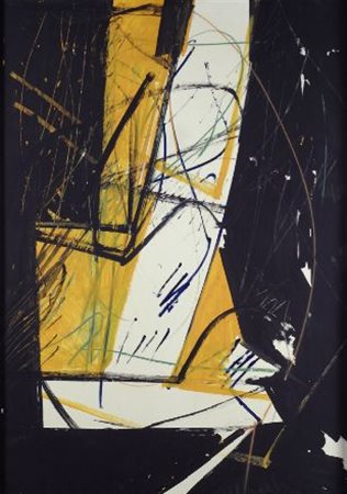 Piero Ruggeri (Torino, 1930 - 2009) Tramonto al Baiun, (1974-75) Tecnica...