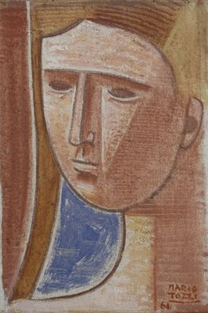 Mario Tozzi (Fossombrone, 1895 - Francia, 1979) Pensierosa, 1964 Olio su...