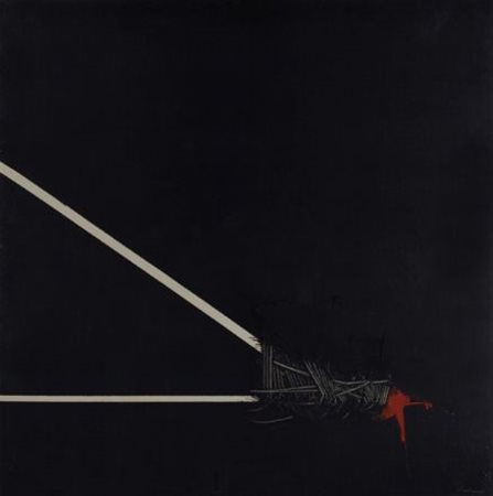 Emilio Scanavino (Genova, 1922 - Milano, 1986) Congiunzione, 1972 Olio su...