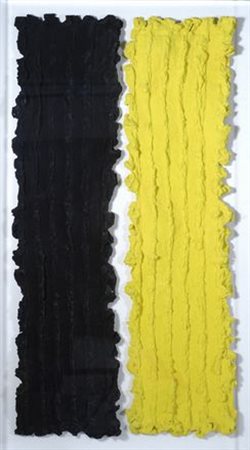 Pino Pinelli (Catania, 1938) Pittura, 1990 Pigmenti e materia plastica, cm....