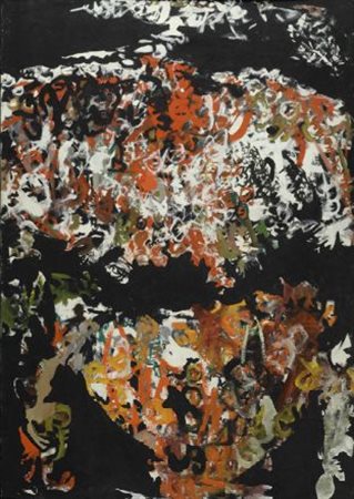 Antonio Sanfilippo (Partanna, 1923 - Roma, 1980) Senza titolo, 1957 Tempera...