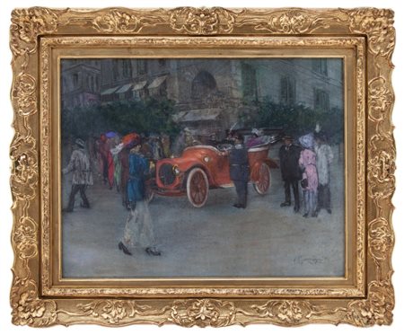 Aroldo Bonzagni Cento (FE) 1887 - Milano 1918 In centro a Milano 