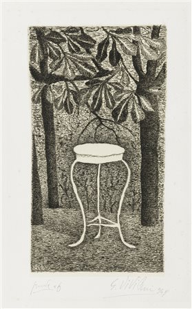 Giuseppe Viviani, Tavolino nel bosco, 1949