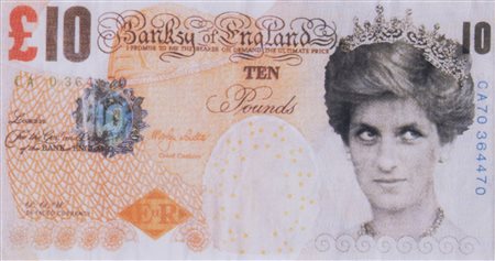Banksy, Di-faced Tenners (Banksy of England), (2004)